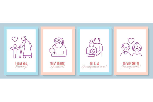 Appreciation to Grandparents Postcards - A Graphic Template Review