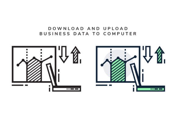 Business Data Icon: A Versatile Graphic for Local Branding