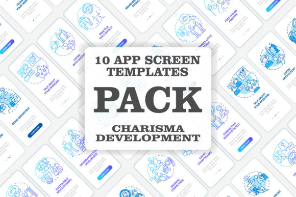 Developing Charisma Mobile App Screens for Graphic Templates