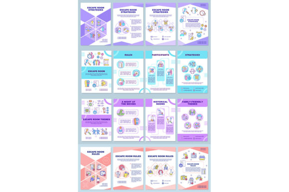 Escape Room Brochure Template Set Review