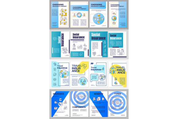 Insurance Protection Brochure Templates for Graphic Design Projects