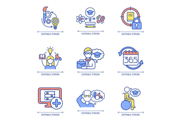 Lifelong Learning RGB Icons for Embroidery
