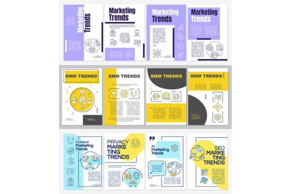 Trends of Marketing Brochure Templates for Graphic Design